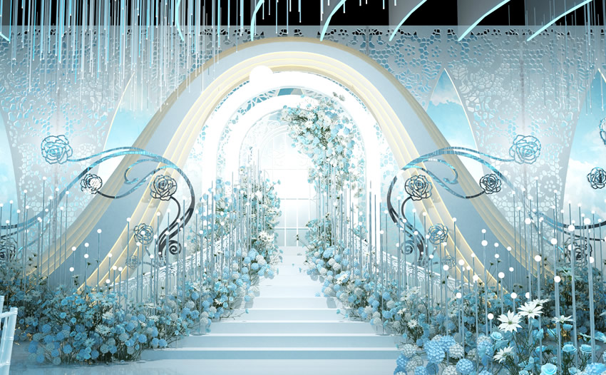 武功釡香烙馍村水晶厅效果展示