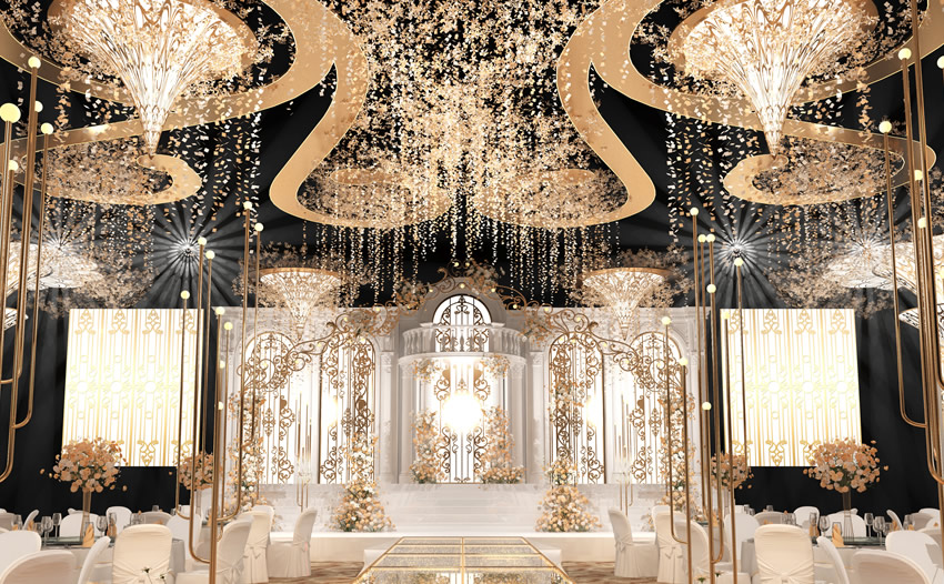 武功花木兰喜事汇金色大厅效果展示